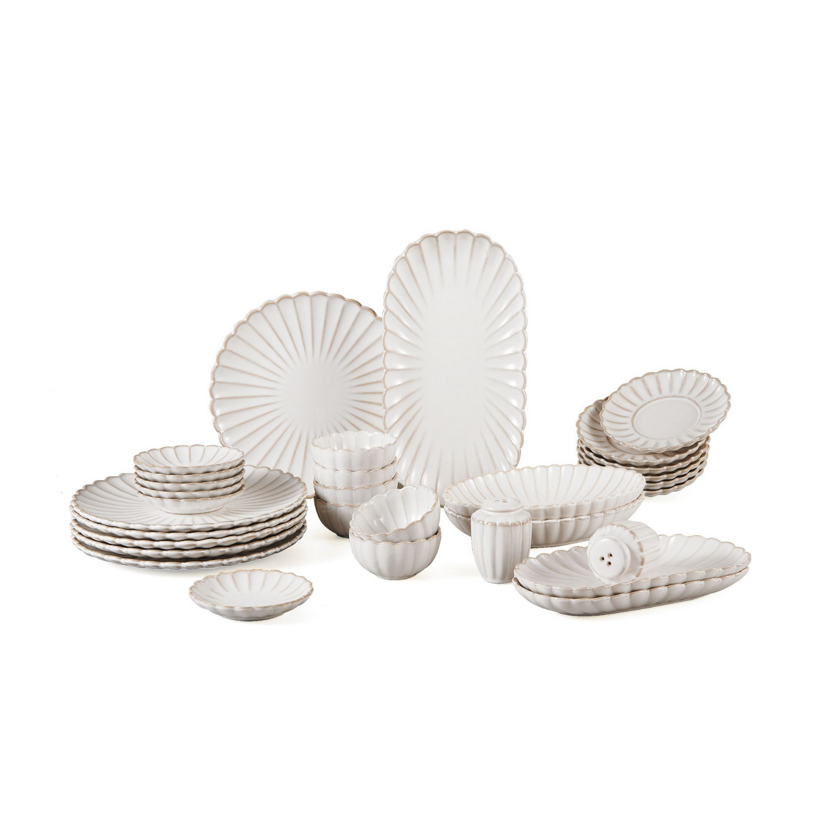 Bloomy Frühstück Set 31 Teilig für 6 Personen