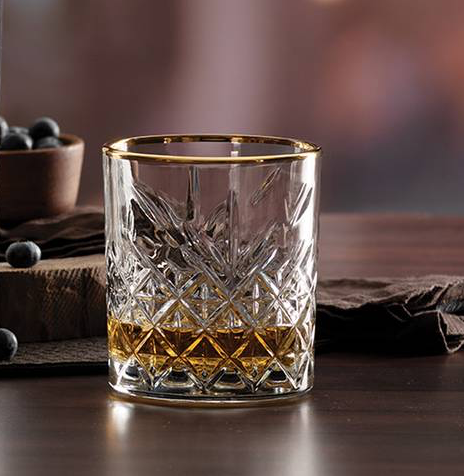 Pasabahce - Timeless Golden Touch 4er Trinkglas 345 ml