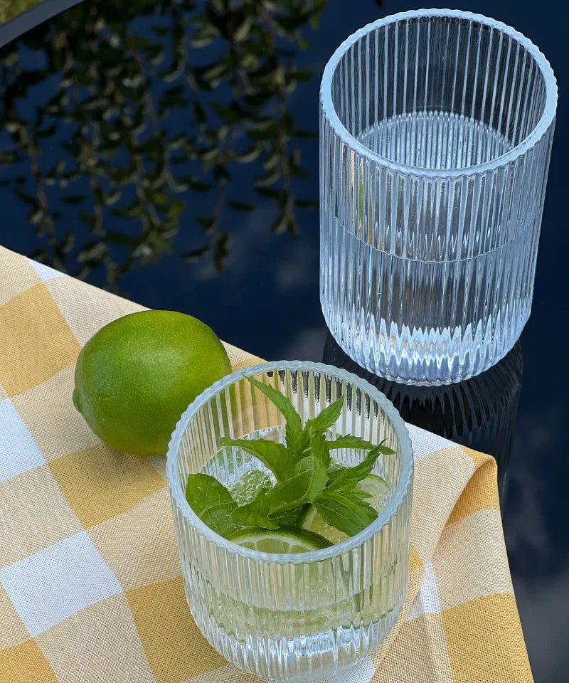 Relief Cyrstal Glas 4er Set 280 ml