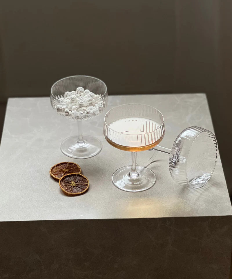 Riffle Champagin Glas 4er Set- 255 ml