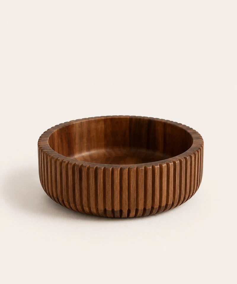 Akazie Stripe M Bowl – Ø26 cm