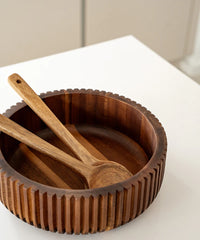 Akazie Stripe M Bowl – Ø26 cm