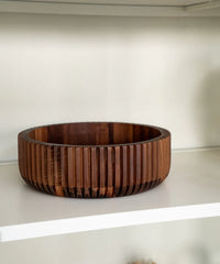 Akazie Stripe M Bowl – Ø26 cm