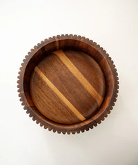Akazie Stripe M Bowl – Ø26 cm