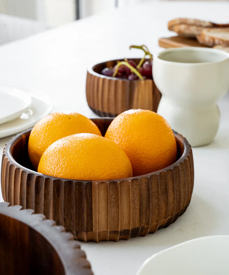 Akazie Stripe S Bowl – Ø15 cm