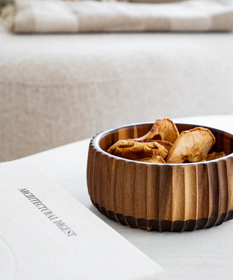 Akazie Stripe L Bowl – Ø22 cm