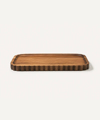 Akazie Wave Platte 39 x 25 cm