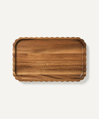 Akazie Wave Platte 39 x 25 cm