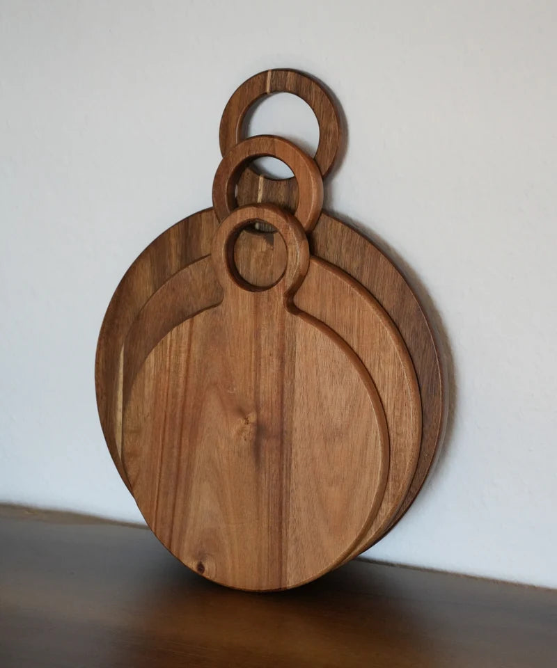 Akazie Platte Rund 40 cm