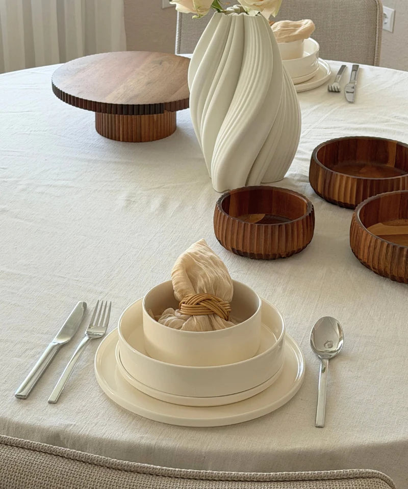 Noa Beige 24 Teilig Geschirrset