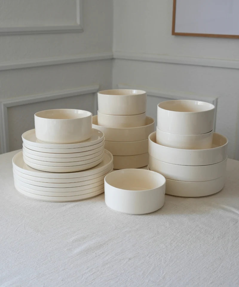 Noa Beige 24 Teilig Geschirrset